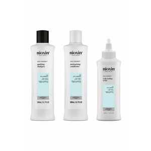 Set profesional antimatreata System Recovery pentru scalp iritat cu mancarimi: Sampon - 200 ml + Balsam - 200 ml + Tratament - 100 ml imagine