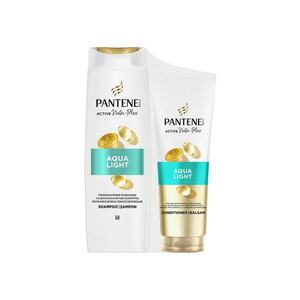 Pachet: Sampon Pro-V Aqualight - 400 ml + Balsam de par Pantene Pro-V Aqualight pentru par cu tendinta de îngrasare - 275 ml imagine