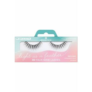 Gene false Light as a feather 3D faux mink lashes 01 - 1 pereche imagine