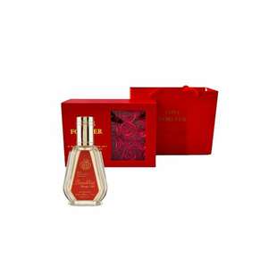 Set Darlis - Apa de Parfum Barakkat Rouge 540 - Unisex - 50 ml si Cutie cu trandafiri imagine