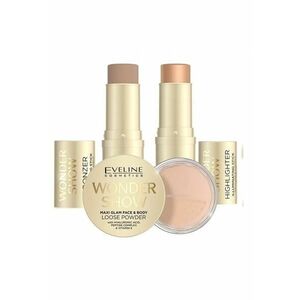 Set Eveline Wonder Show cu Iluminator - Bronzer si Pudra Iluminatoare imagine