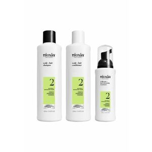 Set profesional impotriva ruperii System 2 pentru par natural afectat de subtiere avansata: imagine