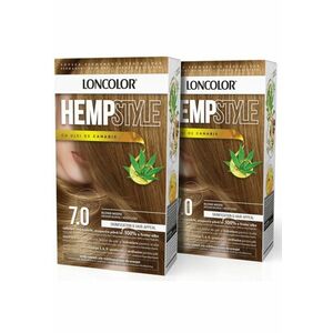 Pachet: 2 x Vopsea de par permanenta HempStyle - 100 ml imagine