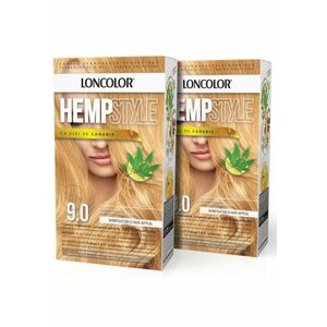 Pachet: 2 x Vopsea de par permanenta HempStyle - 100 ml imagine