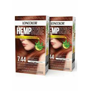 Pachet: 2 x Vopsea de par permanenta HempStyle - 100 ml imagine