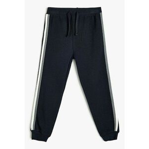 Pantaloni de trening din bumbac cu snur imagine