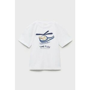 Tricou de bumbac cu imprimeu grafic imagine