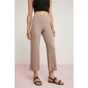 Pantaloni crop cu talie inalta imagine