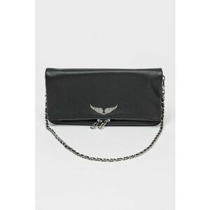 Geanta crossbody de piele cu lant Rock imagine