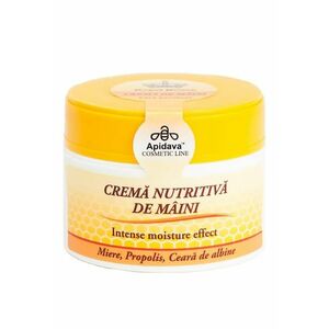 Crema nutritiva de maini Apidava cu miere - propolis si ceara de albine - 50 ml imagine