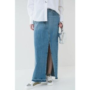 Fusta midi de denim imagine