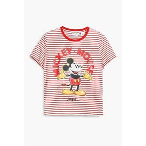 Tricou din bumbac cu imprimeu cu Mickey Mouse imagine