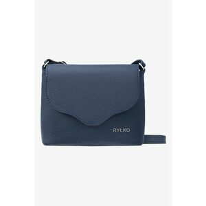 RYLKO - Geanta crossbody din piele cu buzunar pe partea din spate cu fermoar imagine