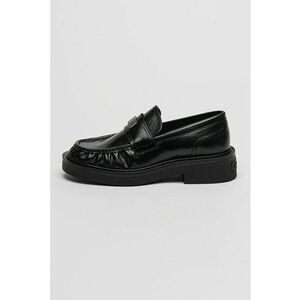 Pantofi loafer de piele cu toc imagine