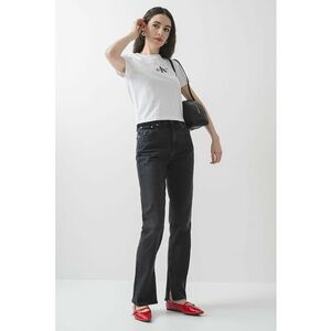 Tricou crop slim fit cu logo imagine