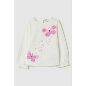 Bluza de bumbac cu imprimeu floral imagine