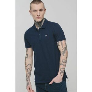 Tricou polo slim fit din material pique imagine