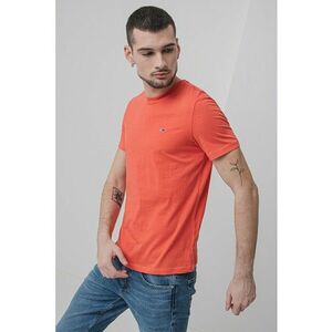 Tricou slim fit cu logo discret imagine