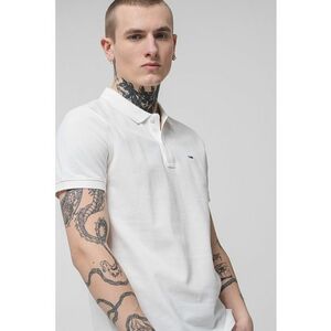 Tricou polo slim fit din material pique imagine