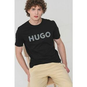 Tricou de bumbac cu model logo imagine