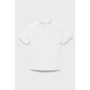 Tricou polo de bumbac cu guler Mao imagine