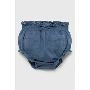 Pantaloni scurti din bumbac cu aspect de denim imagine