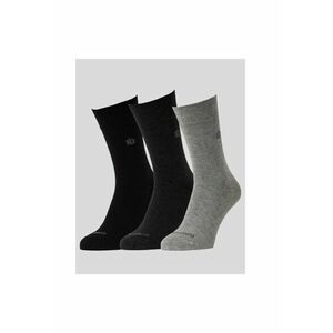 Sosete Basic 3 Pack Socks - Negru/Gri - Unisex imagine