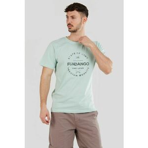 Tricou de bumbac organic cu imprimeu logo imagine