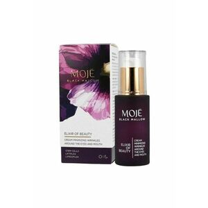 Crema care minimizeaza ridurile din jurul ochilor si gurii - MOJÉ BLACK MALLOW Elixir of Beauty - 30 ml imagine