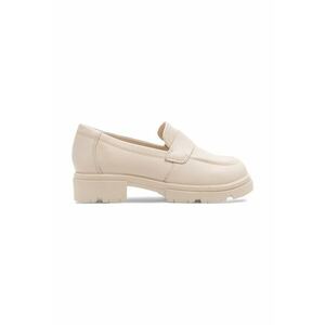 Mocasini dama - 590559 - Piele naturala - Bej - imagine