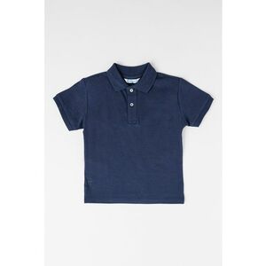 Tricou polo din material pique cu fenta cu nasturi imagine