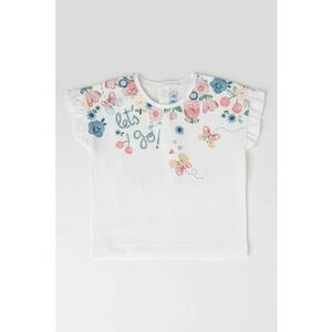 Tricou cu imprimeu floral imagine