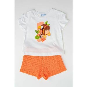 Set de tricou de bumbac si pantaloni scurti - 2 piese imagine