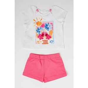 Set de tricou de bumbac si pantaloni scurti - 2 piese imagine