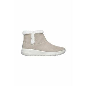 Ghete slip on de piele intoarsa cu o captuseala din material teddy On The Go Joy imagine