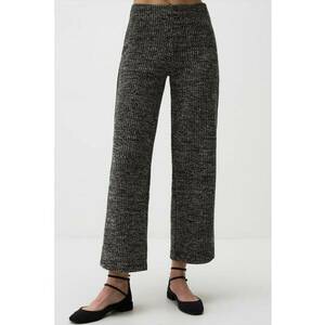 Pantaloni crop cu talie inalta imagine