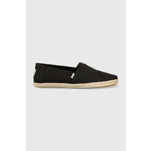 Toms Espadrile Alpargata culoarea negru imagine