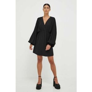 Silvian Heach rochie culoarea negru, mini, evazati imagine