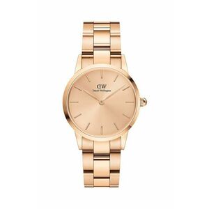 Daniel Wellington ceas Iconic Link Unitone 28 femei, culoarea roz imagine