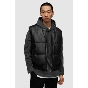 AllSaints vesta ML007Y NARO PUFFER JACKET barbati, culoarea negru, de tranzitie imagine