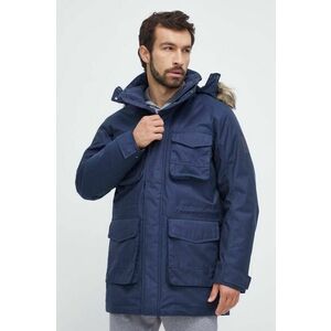 Jack Wolfskin geaca de puf barbati, culoarea albastru marin, de iarna imagine