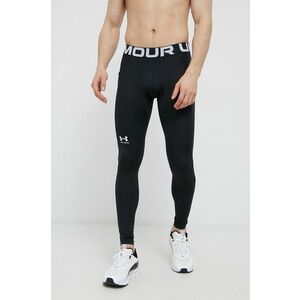 Under Armour leggins de antrenament culoarea negru, neted imagine