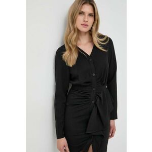 Silvian Heach rochie culoarea negru, mini, mulata imagine