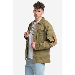 Alpha Industries geacă Field Jacket LWC 136115 11 bărbați, culoarea verde, de tranziție 136115.11-green imagine