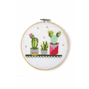 Graine Creative trusa de broderie Cactus In Wood imagine