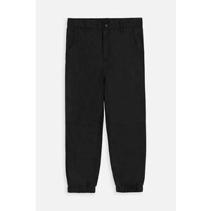 Coccodrillo pantaloni copii culoarea negru imagine