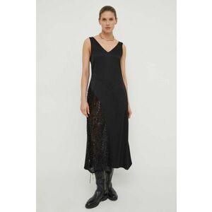 Day Birger et Mikkelsen rochie culoarea negru, midi, evazati imagine