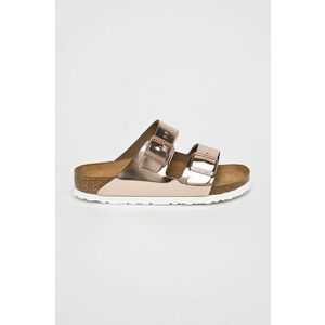 Birkenstock slapi de piele Arizona SFB femei, culoarea roz, cu toc drept, 952091 imagine