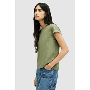 AllSaints tricou din bumbac ANNA femei, culoarea verde imagine