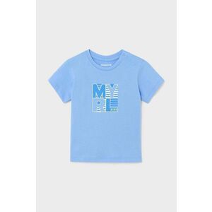 Mayoral tricou din bumbac pentru bebelusi cu imprimeu imagine